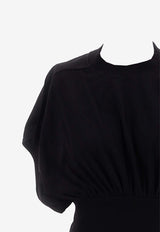 Rick Owens DRKSHDW Tommy Jersey Mini Dress Black DS01D1507_RN_09