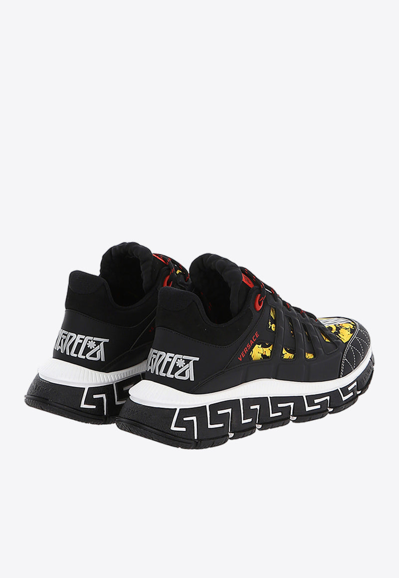 Trigreca Low-Top Nylon Sneakers Versace Multicolor DSU8094-D15TCG-D4D