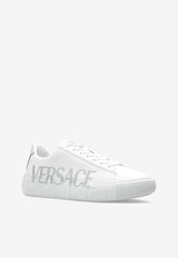 Versace Logo Low-Top Sneakers DSU8404 1A06574 2W270 White