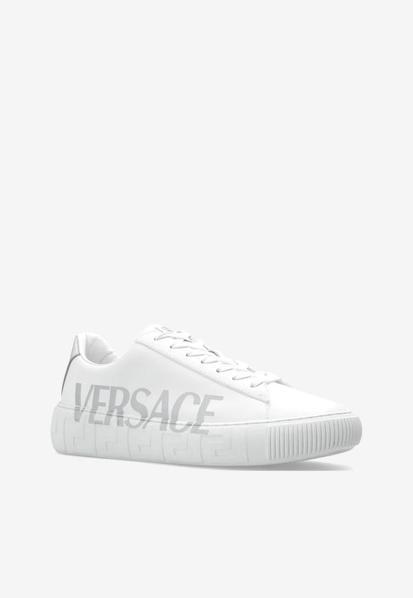 Versace Logo Low-Top Sneakers DSU8404 1A06574 2W270 White