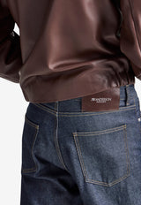 JW Anderson Logo Patch Straight-Leg Jeans Indigo DT0117_INDIGO