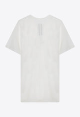 Rick Owens DRKSHDW Pentagram Print T-shirt White DU01E3250RNEP3P/Q_DARKS-1109