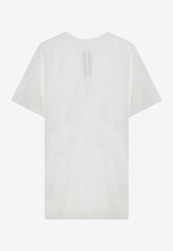Rick Owens DRKSHDW Pentagram Print T-shirt White DU01E3250RNEP3P/Q_DARKS-1109