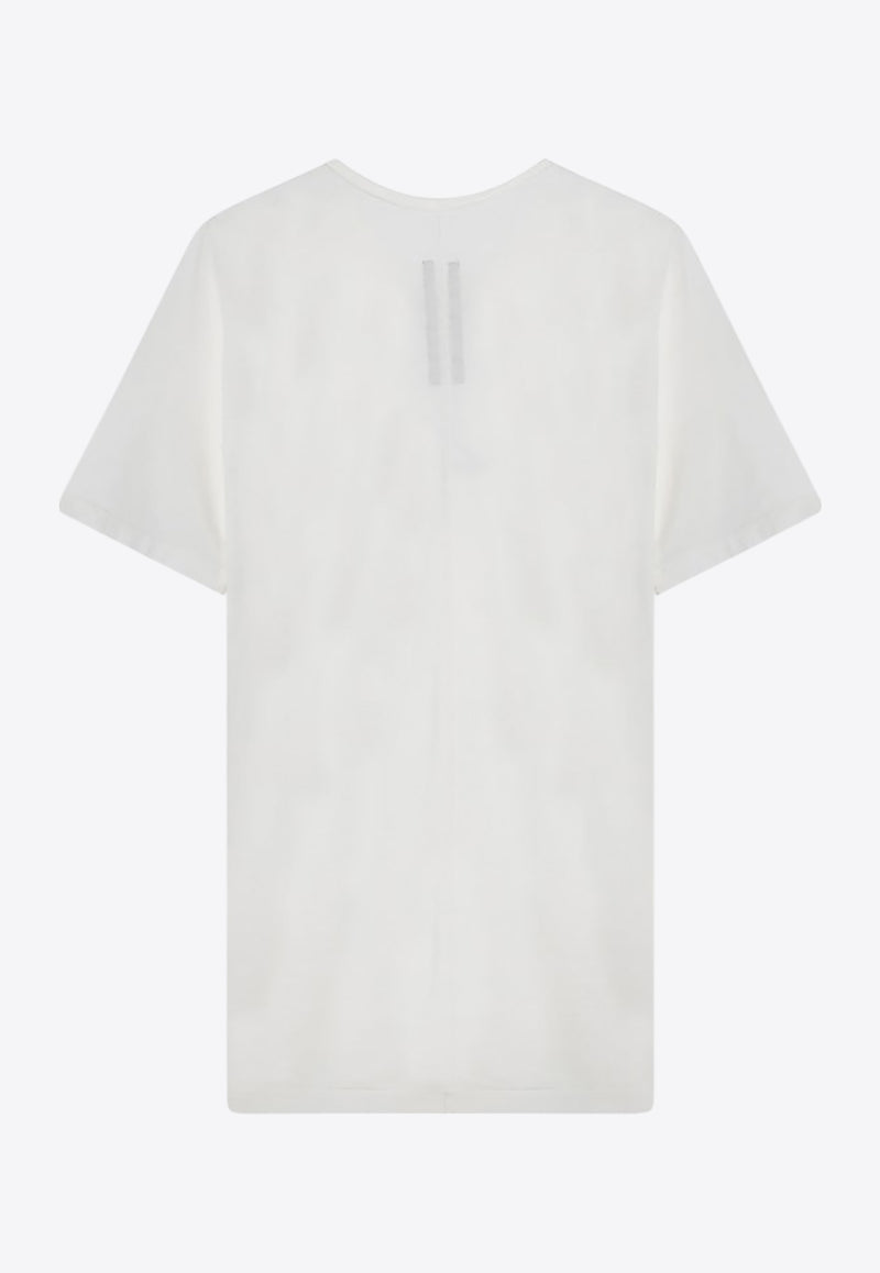 Rick Owens DRKSHDW Pentagram Print T-shirt White DU01E3250RNEP3P/Q_DARKS-1109