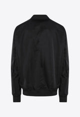 Rick Owens DRKSHDW Zip-Up Bomber Jacket Black DU01E3774MU/Q_DARKS-09