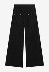 Rick Owens DRKSHDW Geth Belas Wide-Leg Pants Black DU01F4378CR/S_DARKS-9