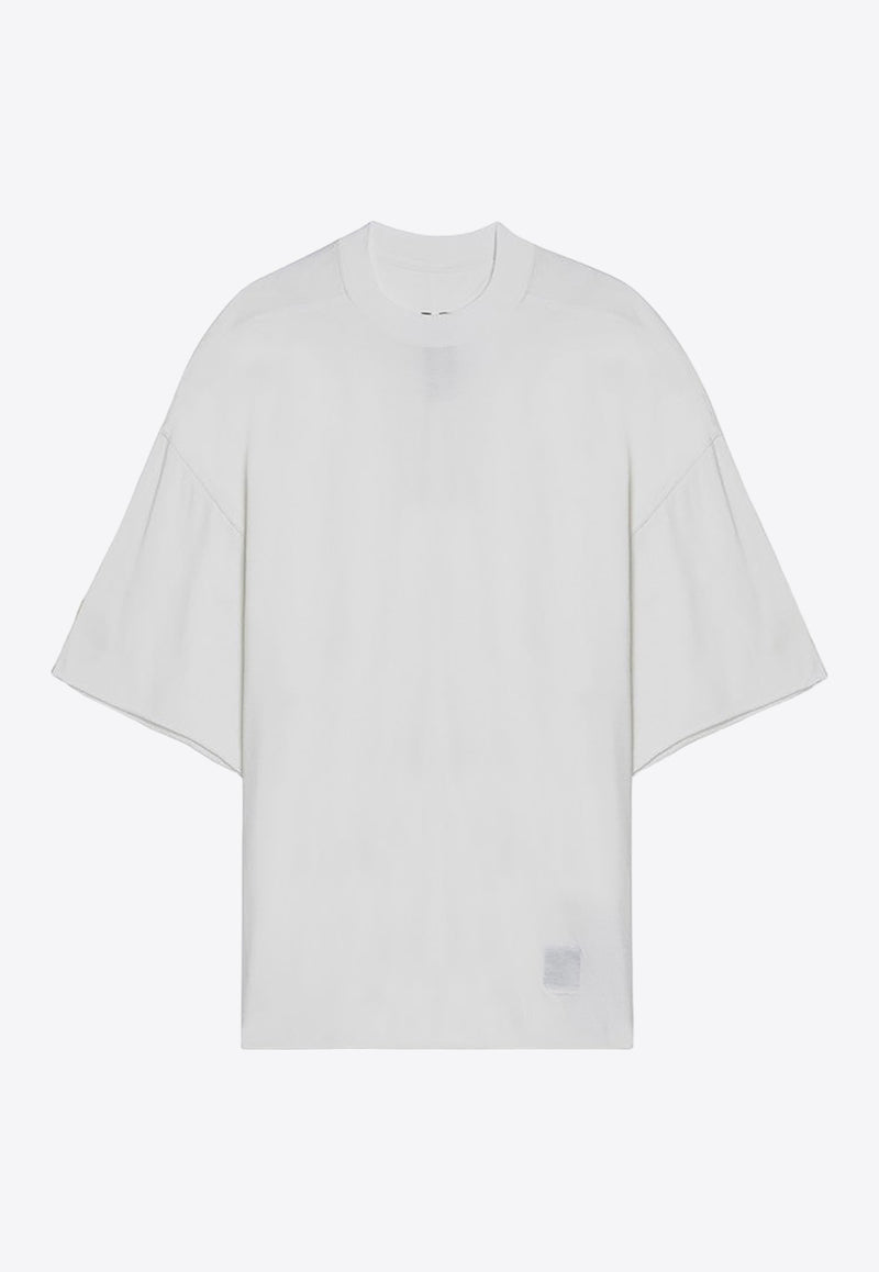 Rick Owens DRKSHDW Basic Crewneck T-shirt White DU02D2259RN/P_DARKS-11