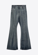 Rick Owens DRKSHDW Flared-Leg Basic Jeans Blue DU02D2365SKY/P_DARKS-46