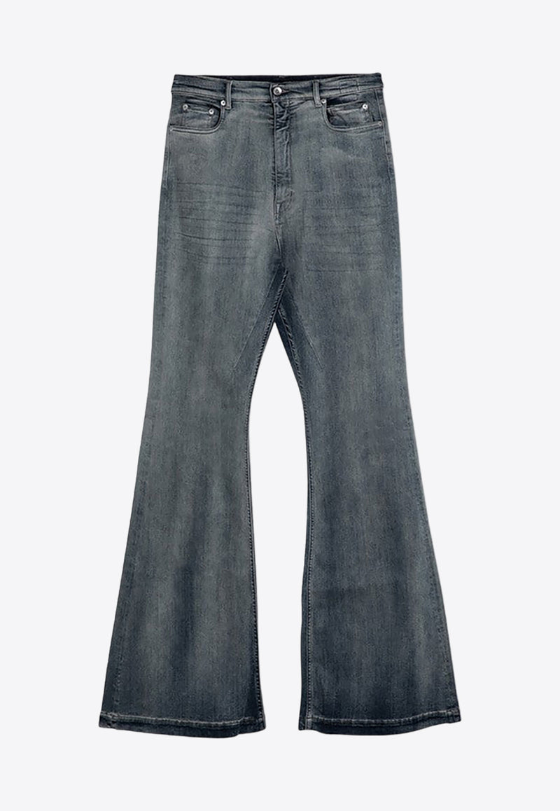 Rick Owens DRKSHDW Flared-Leg Basic Jeans Blue DU02D2365SKY/P_DARKS-46