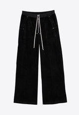 Rick Owens DRKSHDW Geth Belas Velvet Pants Black DU02D2378HCF/P_DARKS-09