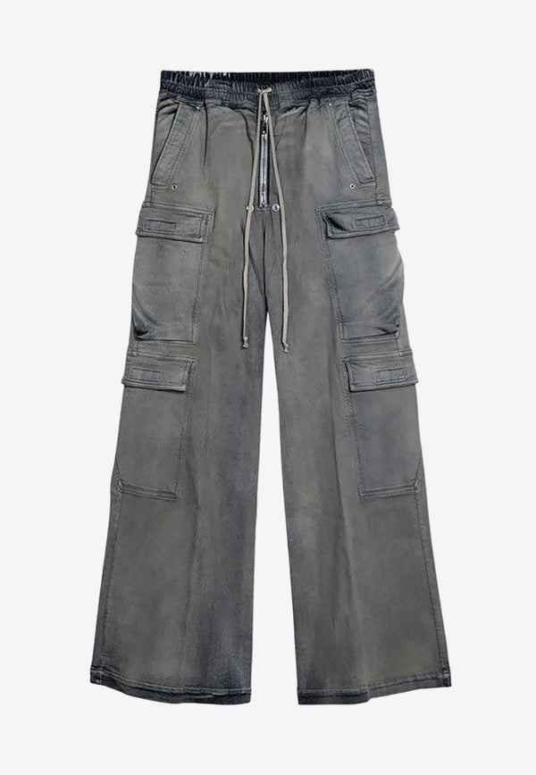 Rick Owens DRKSHDW Double Cargo Jumbo Pants Blue DU02D2398SKY/P_DARKS-46