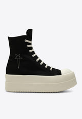 Rick Owens DRKSHDW Double Bumper High-Top Sneakers Black DU02D2831DOEM9/P_DARKS-9811