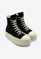 Rick Owens DRKSHDW Double Bumper High-Top Sneakers Black DU02D2831DOEM9/P_DARKS-9811