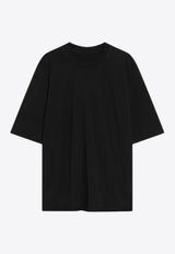 Rick Owens DRKSHDW Walrus Jersey T-shirt Black DU02E7252RNP/R_DARKS-09