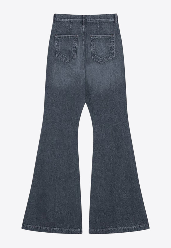 Rick Owens DRKSHDW Faded Flared Jeans Gray DU02E7365DGY/R_DARKS-58