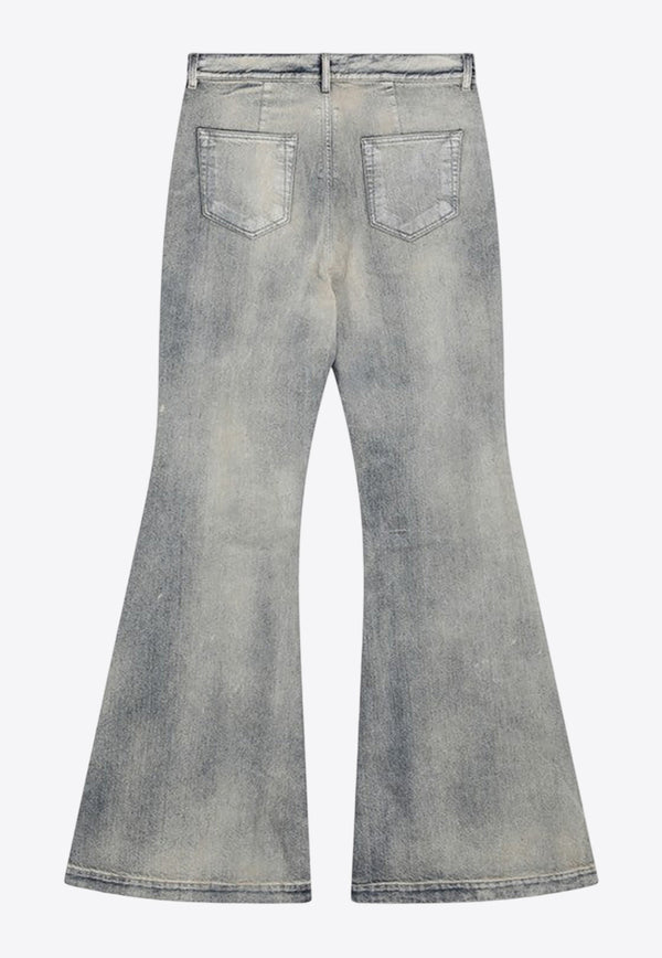 Rick Owens DRKSHDW Flared Vintage Jeans Pearl DU02E7365DMP/R_DARKS-38