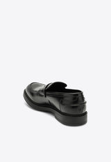 Doucal's Leather Penny Loafers Black DU2726BRUXUF007/P_DOUCA-NN00