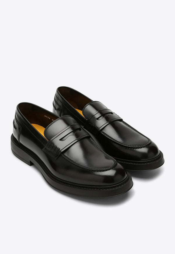 Doucal's Smooth Leather Penny Loafers Brown DU2726BRUXUF007/P_DOUCA-TM02