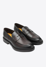 Doucal's Leather Penny Loafers Brown DU3495RALPU259/R_DOUCA-TM00