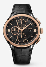 Davidoff Very Zino 20525 46mm Stainless Steel Watch Black DAVVZ2052546SSW_TH