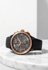 Davidoff Very Zino 20525 46mm Stainless Steel Watch Black DAVVZ2052546SSW_TH