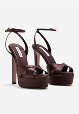 Divine 130 Satin Platform Sandals