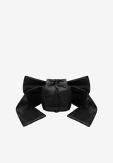 Douuod Kids Girls Adda Satin Bow Bag Black DX0A08S0207/R_DOUD-930