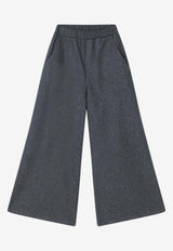 Douuod Kids Girls Wide-Leg Pants Gray DX6A90I0296/R_DOUD-808