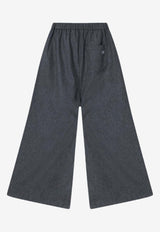 Douuod Kids Girls Wide-Leg Pants Gray DX6A90I0296/R_DOUD-808