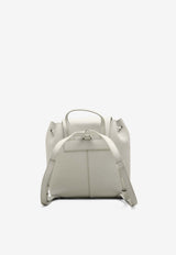 Ferragamo Mini Multi-Pocket Leather Backpack Gray 220941 BACKPACK 785889 HAZE