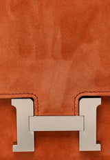 Hermès Constance 18 in Paprika Doblis Leather with Palladium Hardware