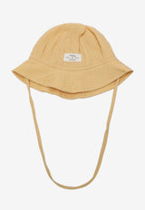 Teddy & Minou Babies Logo Patch Hat Yellow E25AC029C0070CO/Q_TEDDY-241