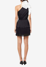Upscale One-Shoulder Mini Dress Elliatt E3092371BLACK/WHITE