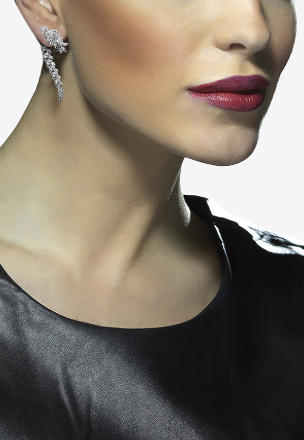 Yeprem Y-Couture Diamond Earrings in 18-karat White Gold EA1324