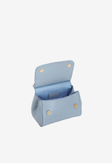 Dolce & Gabbana Kids Girls Sicily Patent Leather Top Handle Bag Light Blue EB0003 A1067 80604