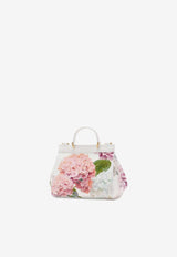 Dolce & Gabbana Kids Girls Sicily Floral Print Leather Top Handle Bag Multicolor EB0003 AX811 HA5XG