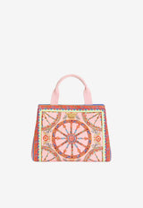 Dolce & Gabbana Kids Girls Carretto Print DG Logo Tote Bag Multicolor EB0116 AX345 HF6CK