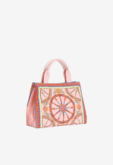 Dolce & Gabbana Kids Girls Carretto Print DG Logo Tote Bag Multicolor EB0116 AX345 HF6CK