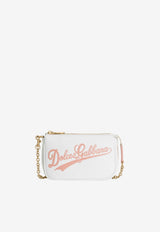 Dolce & Gabbana Kids Girls DG Candy Calfskin Crossbody Bag White EB0268 AB296 HA9LF