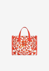 Dolce & Gabbana Kids Girls Majolica Print Canvas Tote Bag Multicolor EB0273 A7131 IR5DQ