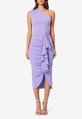 Elliatt Jade One-Shoulder Midi Dress Lilac EB1062438LILAC/LAVENDAR