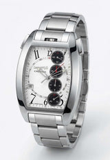 Eberhard & Co. Chrono4 37mm Stainless Steel Watch White EBERC37SSW_TH