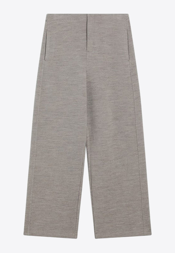 Max Mara Ebrien Wool-Blend Pants Beige EBRIENWO/R_MAXM-003