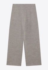 Max Mara Ebrien Wool-Blend Pants Beige EBRIENWO/R_MAXM-003