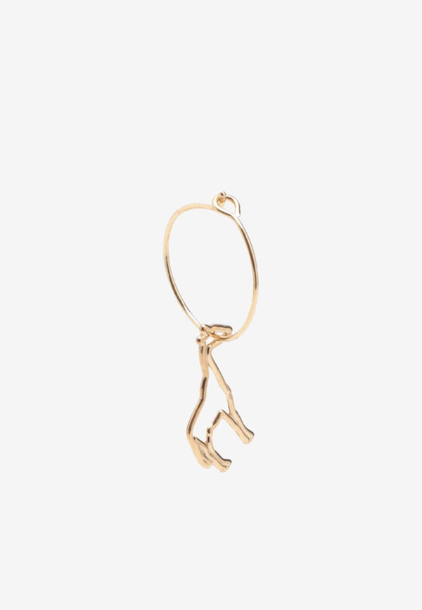 Aliita Animal Pendant Single Earring Gold ECPU6H0000YG09KMET/M
