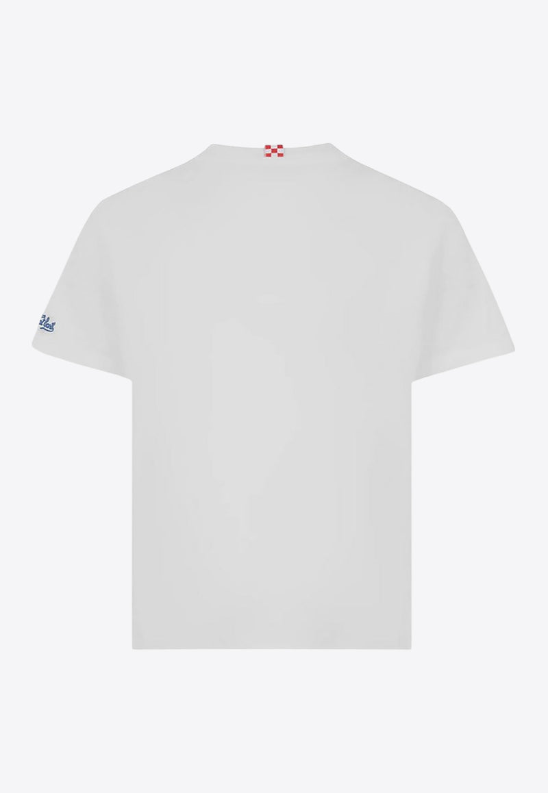 MC2 Saint Barth Kids Boys Octopus Print T-shirt White EDD000100054H/Q_MC2-01NEMB