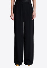 Balmain Tailored Crepe Pants Black EF0PO160VB00_BLACK