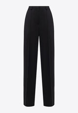 Balmain Tailored Satin Pants Black EF0PO160VB01_BLACK