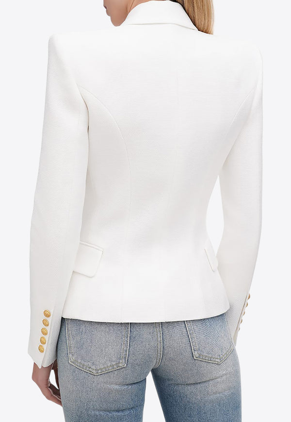 Balmain Double-Breasted Tailored Blazers White EF1SI505VF21_WHITE