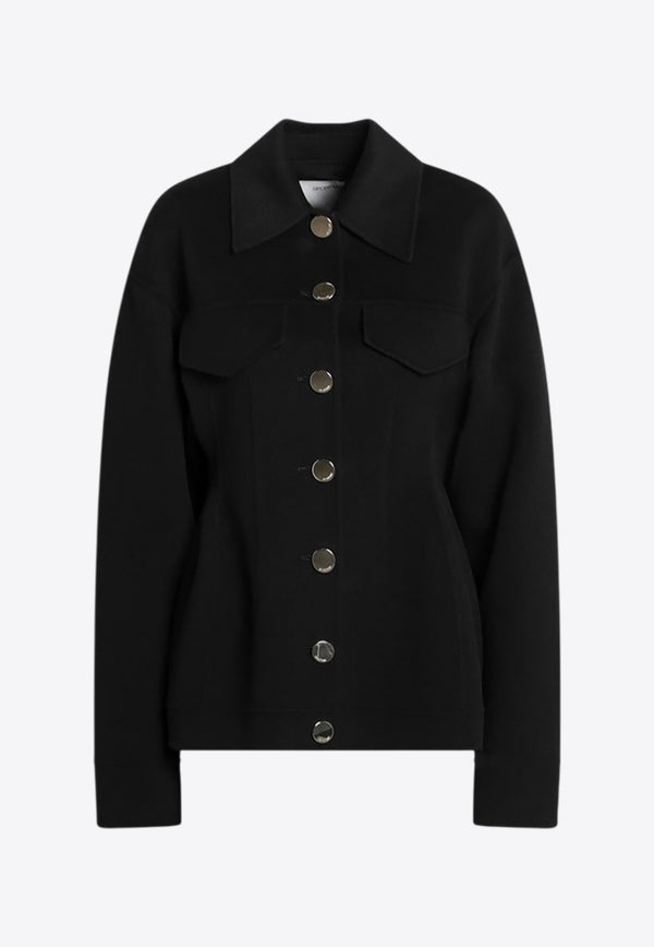 Sportmax Egeo Single-Breasted Wool Blazer Black EGEOWO/R_SPORM-013